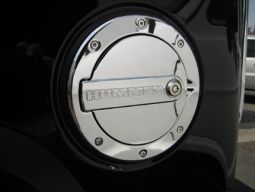 DefenderWorx Hummer H2 & SUT Billet Chrome Hummer Logo Fuel Door
