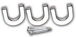 H3 CHROME BILLET TOW LOOP SET