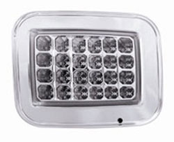H2/SUT Crystal Clear L.E.D Parking/Signal Lamp Front
