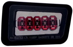 IPCW Hummer H2 2005 and Up Platinum Smoke Rear LED Bumper Lights
