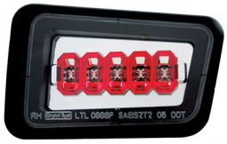 IPCW Hummer H2 2005 and Up Crystal Clear Rear LED Bumper Lights