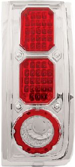 Hummer H2 Crystal Clear LED Chrome Tail lights  for 03-UP
