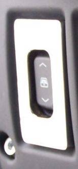Manticore Hummer H2 SUT Billet Chrome Rear Window Control Bezel