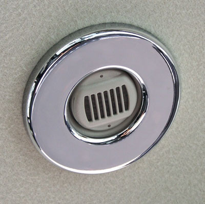 Manticore Hummer H3 Billet Chrome Speaker Phone Bezel
