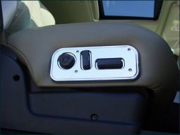 Resto Billet chrome seat control bezels