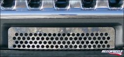 Real Wheels Hummer H2 Stainless Steel Lower Grille Overlay (*Available in Front Bumper Overlay Kit)