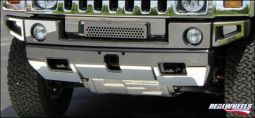 Real Wheels Hummer H2 Stainless Steel Front Upper and Lower Bumper Overlay Kit Save on complete set!