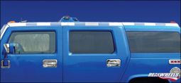 Real Wheels Hummer H2 Stainless Steel Slotted Top Side Trim