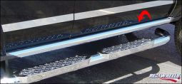 Real Wheels Stainless Steel Side Sport Rail per pair