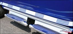 Real Wheels Hummer H2 & SUT Stainless Steel Slotted Side Rocker Panels