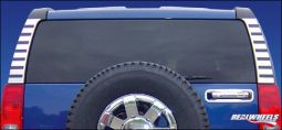 Real Wheels Stainless Steel Rear Louvers per pair