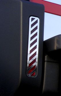 Real Wheels Hummer H3T Stainless Steel Rear Reflector Covers