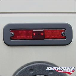 Real Wheels H2 & SUT Billet Black Powder Coated Oversized Side Marker Light Covers  per 4pc