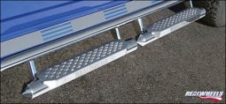 Real Wheels Hummer H2 & SUT Stainless Steel Torpedo Tube with Stainless Steel Step, Stainless Steel