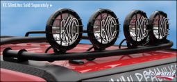 Real Wheels Stainless Steel Light Bar (Includes tabs for 4 lights. Lights sold separately.) each