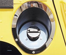 Real Wheels Hummer H1 Stainless Steel Main Fuel Tank Bezel & Lower Insert (2 Piece Set) 5745639