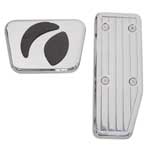 SMA Hummer H3 Billet Chrome Gas & Brake Pedal Set