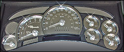 US Speedo SS Series White Gauge Kit for 06 to 07 Hummer H2 & SUT