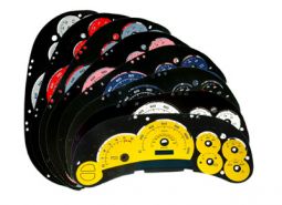 US Speedo Hummer H2 & SUT Daytona Edition Colored Replacement Gauge Faces