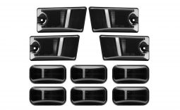 Smoked Lens Amber/Red Full LED Cab Roof Clearance Lights For 03-09 Hummer H2