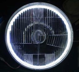 Delta Tech Hummer H1 LED Halo Hi Low Beam Headlights - Pair