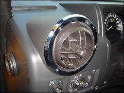 HPW HUMMER H2 & SUT BILLET CHROME A/C VENT TRIM RINGS