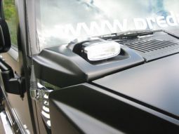 Hummer H2 Corner Light Cowl Set w/PIAA Lights (textured black)