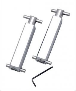 Pro One H2 Smooth Chrome Billet Hood Latch Springs, Pr.