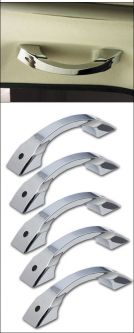 Hummer H2 Smooth Chrome Billet Interior Handles, Set Of 5